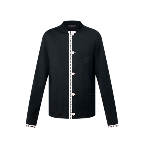 Gestrickter Blazer aus Wolle im Preppy-Stil Herren Ready to Wear Vollständige Ready to Wear | LOUIS VUITTON (Zoom)