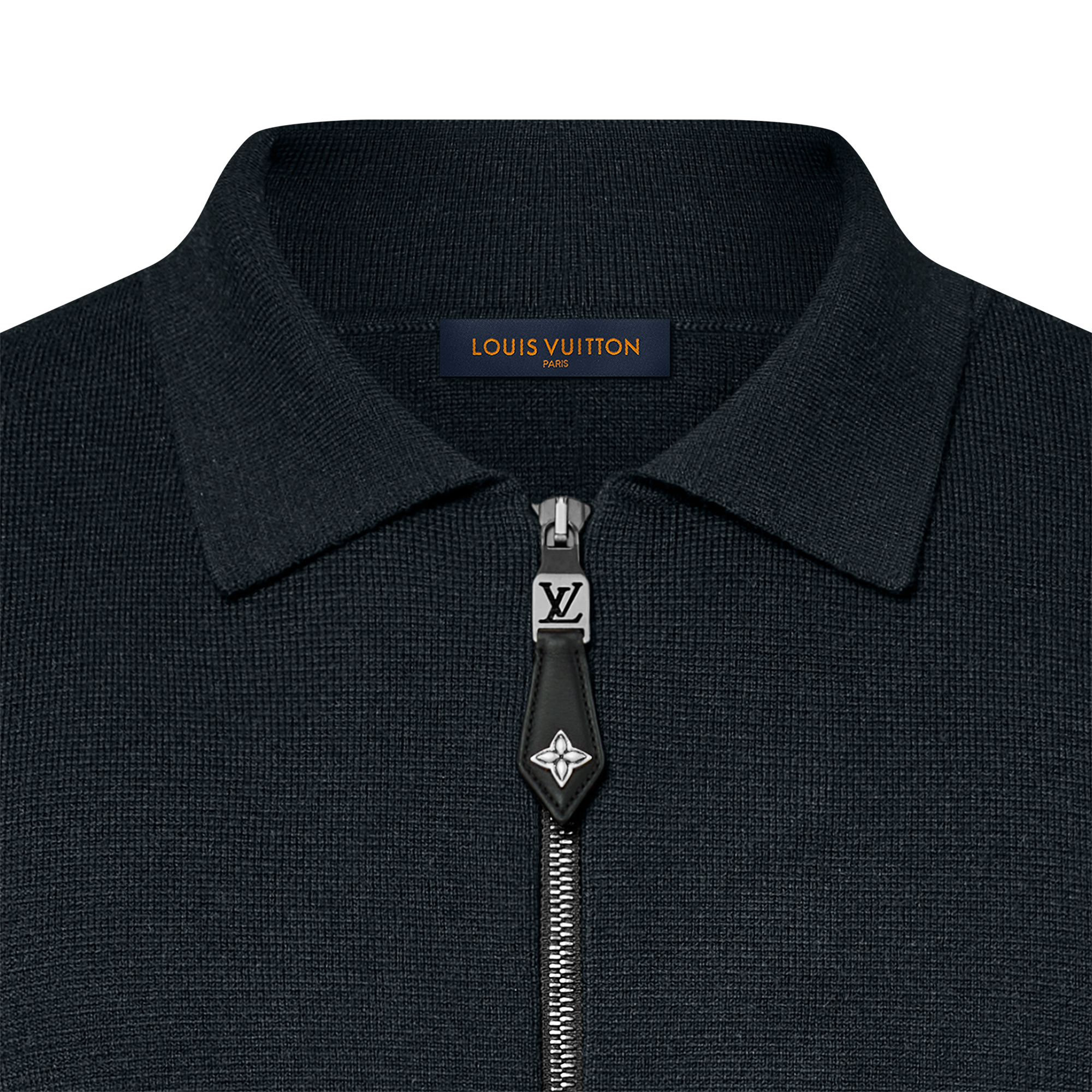 Gestrickter Blouson mit Details aus Leder  Herren Ready to Wear Jacken und Mäntel | LOUIS VUITTON (Zoom)