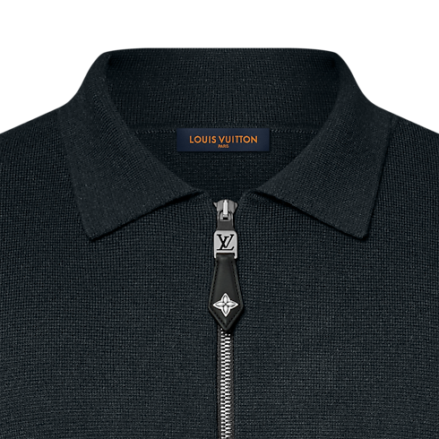 Gestrickter Blouson mit Details aus Leder Herren Ready to Wear Jacken und Mäntel | LOUIS VUITTON (Zoom)