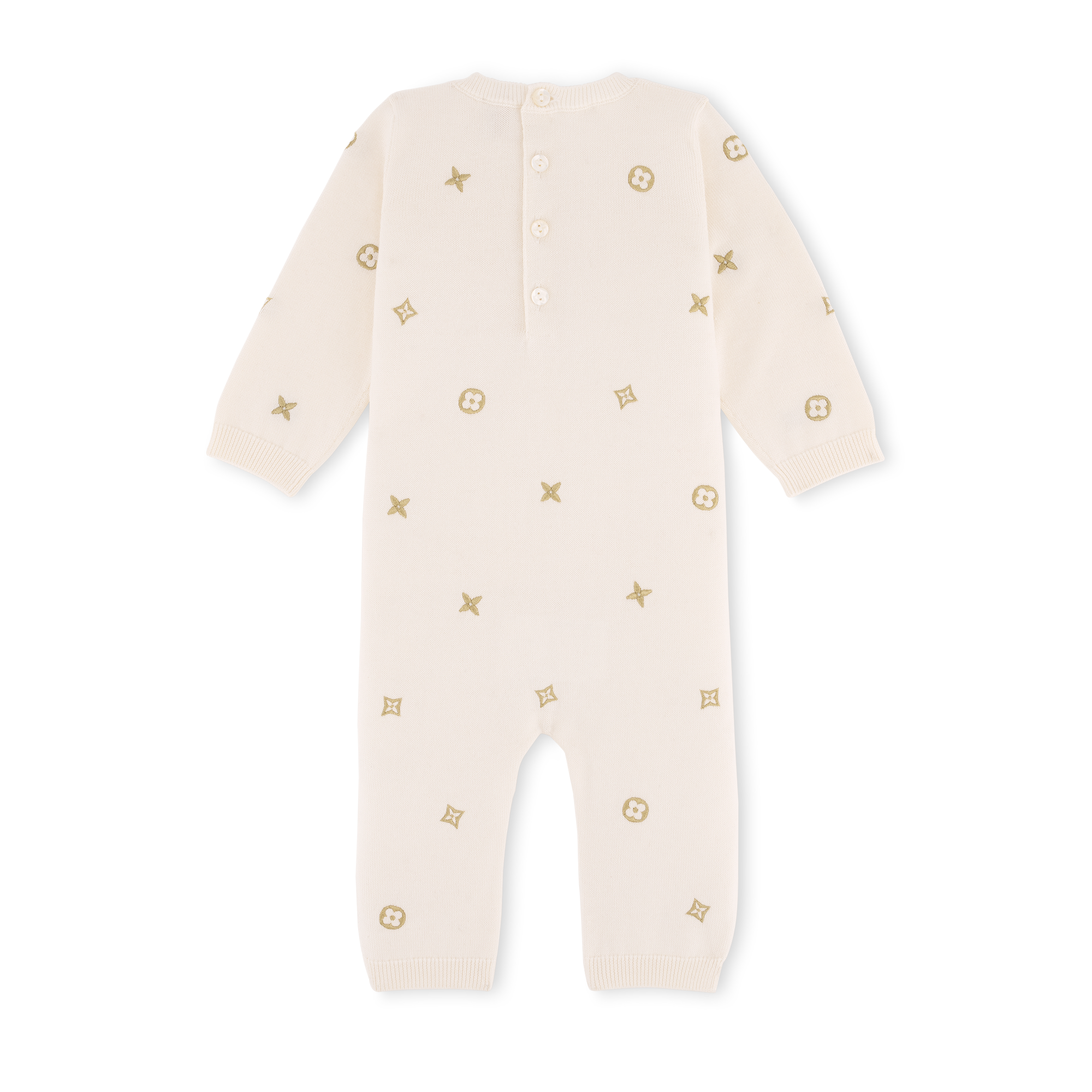 Goldfarbener Playsuit mit Meli-Melo-Motiv S00 Geschenkideen Geschenke für Babys } | LOUIS VUITTON (Zoom)