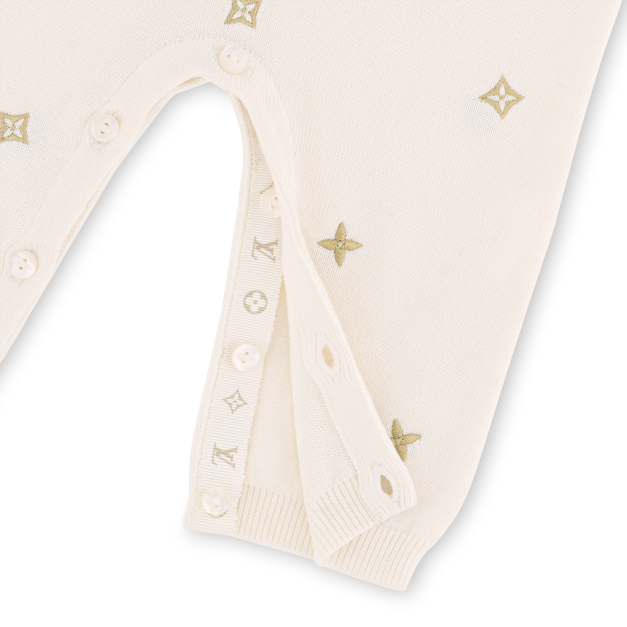 Goldfarbener Playsuit mit Meli-Melo-Motiv S00 Geschenkideen Geschenke für Babys } | LOUIS VUITTON (Zoom)