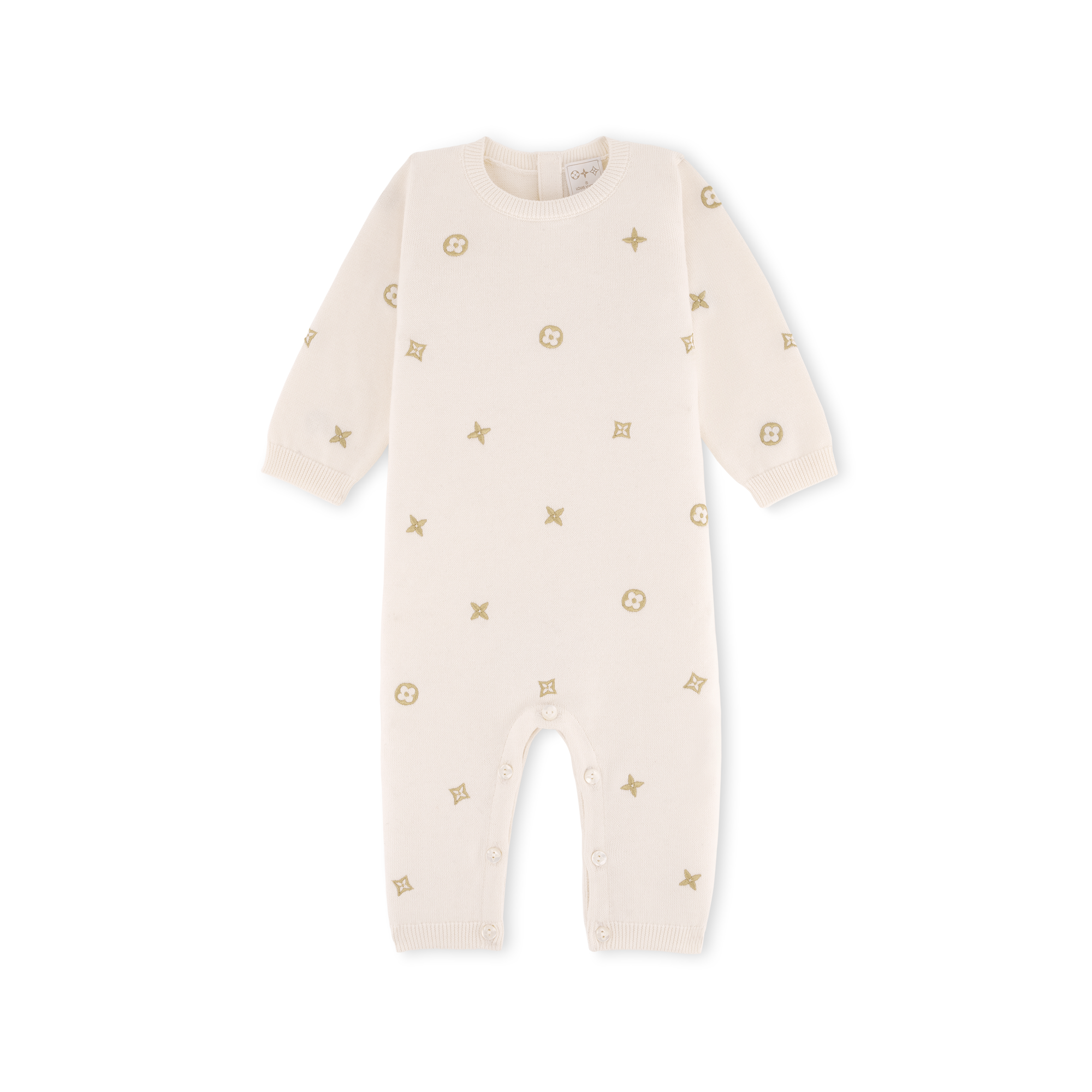 Goldfarbener Playsuit mit Meli-Melo-Motiv S00 Geschenkideen Geschenke für Babys } | LOUIS VUITTON (Zoom)