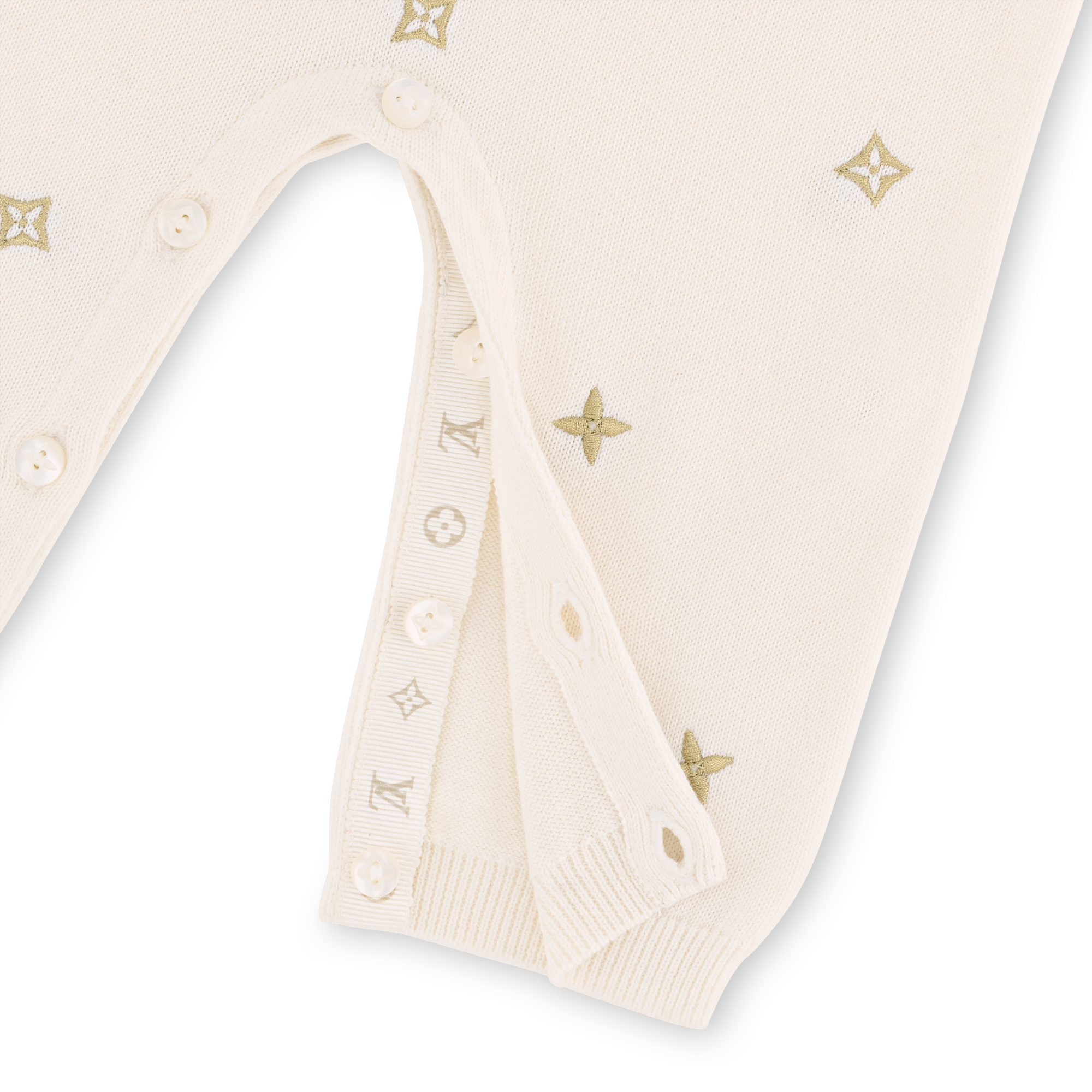 Goldfarbener Playsuit mit Meli-Melo-Motiv S00 Geschenkideen Geschenke für Babys } | LOUIS VUITTON (Zoom)