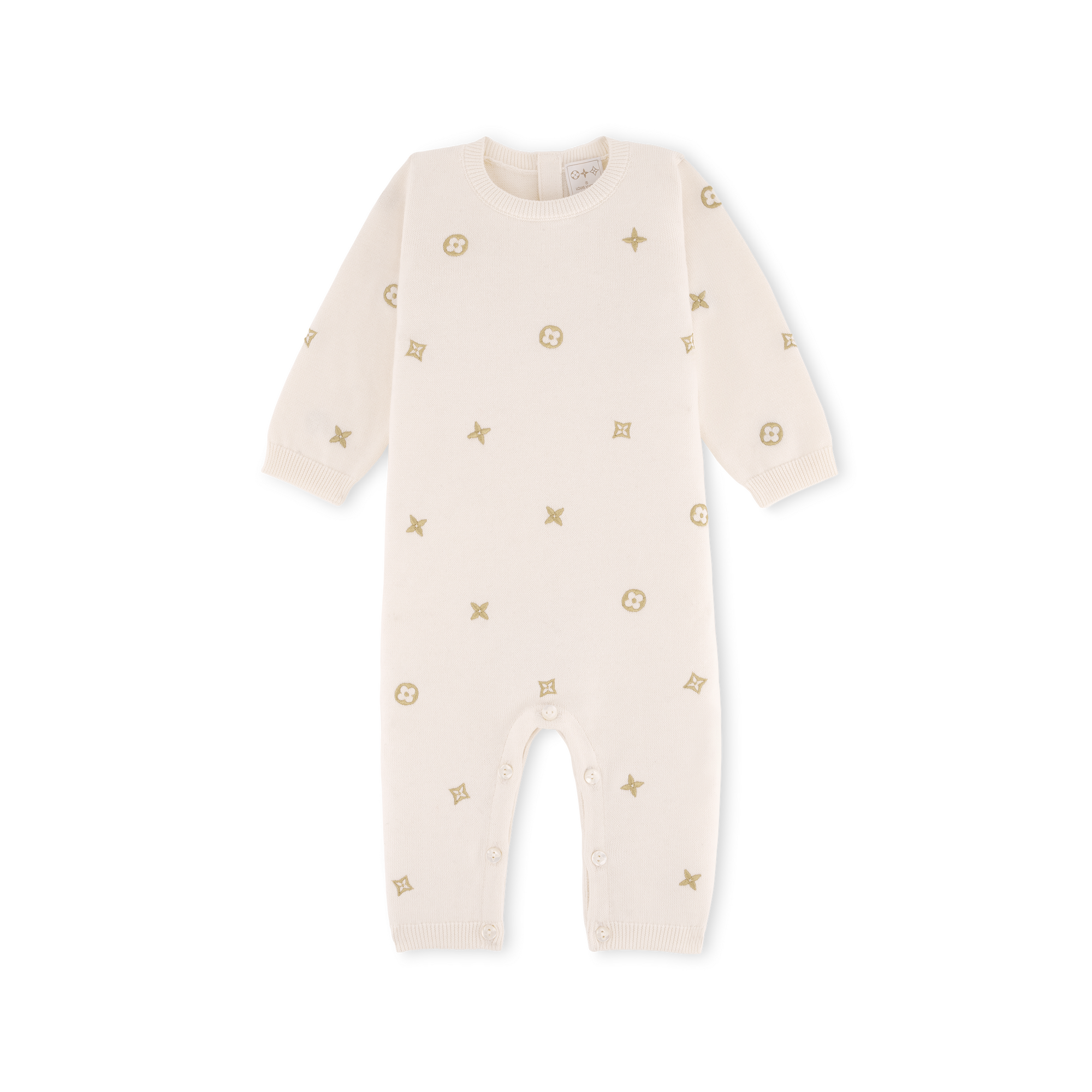 Goldfarbener Playsuit mit Meli-Melo-Motiv S00 Geschenkideen Geschenke für Babys } | LOUIS VUITTON (Zoom)