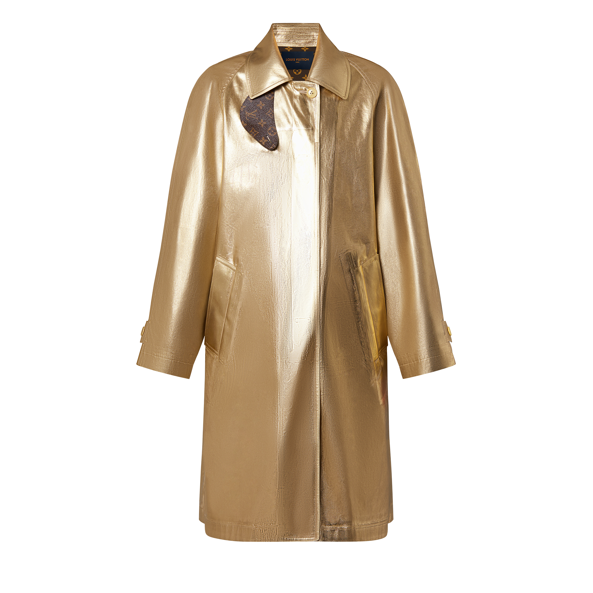 Goldfarbener Trenchcoat  Herren Discontinued Product Obs 7 | LOUIS VUITTON (Zoom)