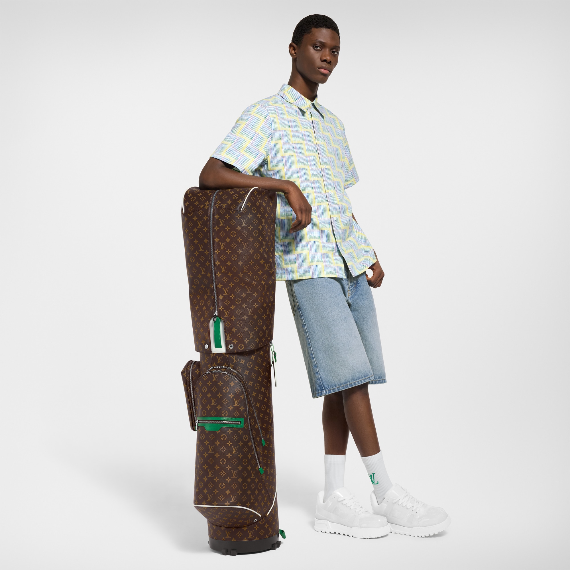 Golf Bag Monogram Macassar Canvas Herren Reisegepäck Reisetaschen und Duffle Bags | LOUIS VUITTON (Zoom)