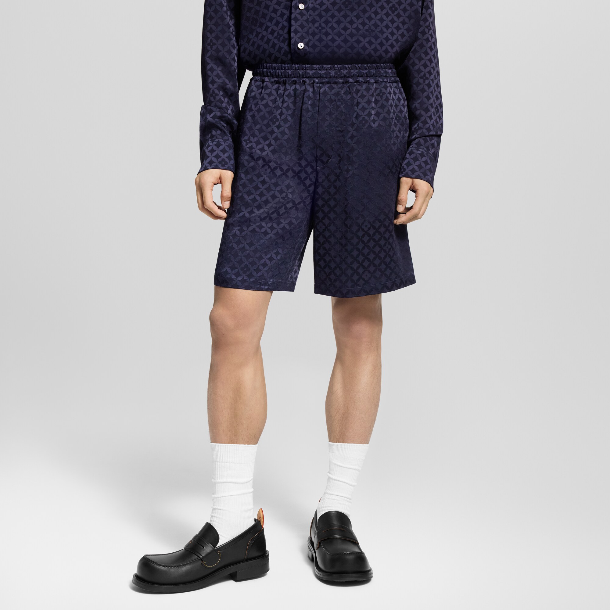 Grafische Shorts aus Jacquard  Herren Ready to Wear Hosen | LOUIS VUITTON (Zoom)