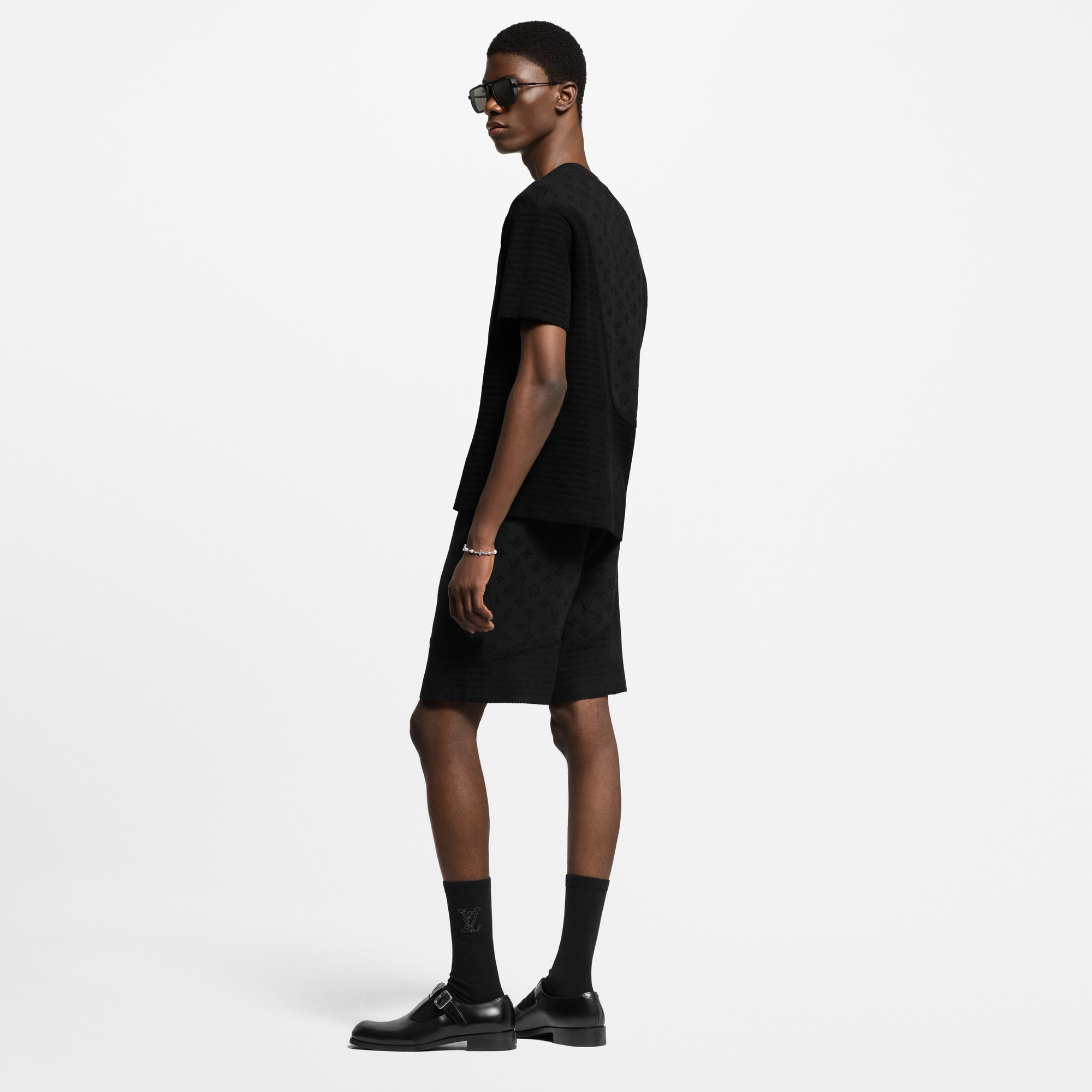Grafische Shorts aus Jacquard und Strick  Herren Ready to Wear Vollständige Ready to Wear | LOUIS VUITTON (Zoom)