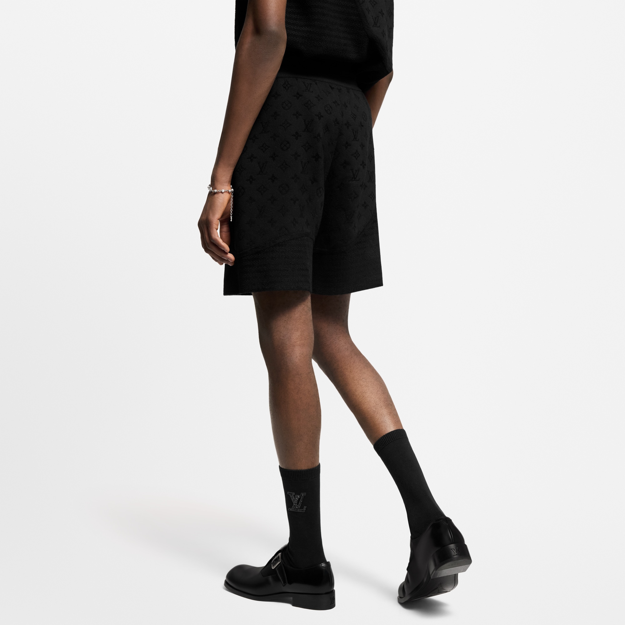 Grafische Shorts aus Jacquard und Strick  Herren Ready to Wear Vollständige Ready to Wear | LOUIS VUITTON (Zoom)