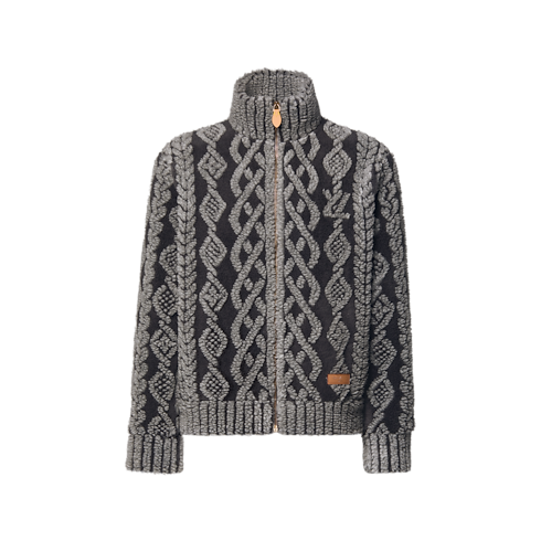 Grafischer Fleece-Blouson Herren Ready to Wear Vollständige Ready to Wear | LOUIS VUITTON (Zoom)