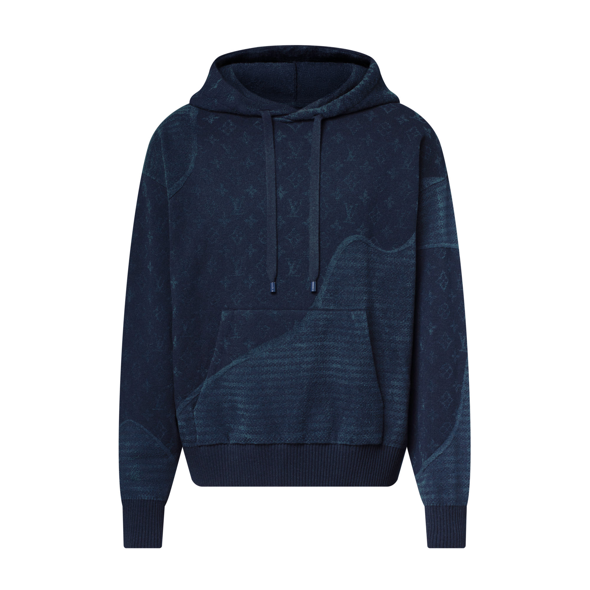 Grafischer Hoodie aus Jacquard  Herren Ready to Wear Vollständige Ready to Wear | LOUIS VUITTON (Zoom)
