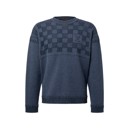 Grafischer Langarm-Pullover front view