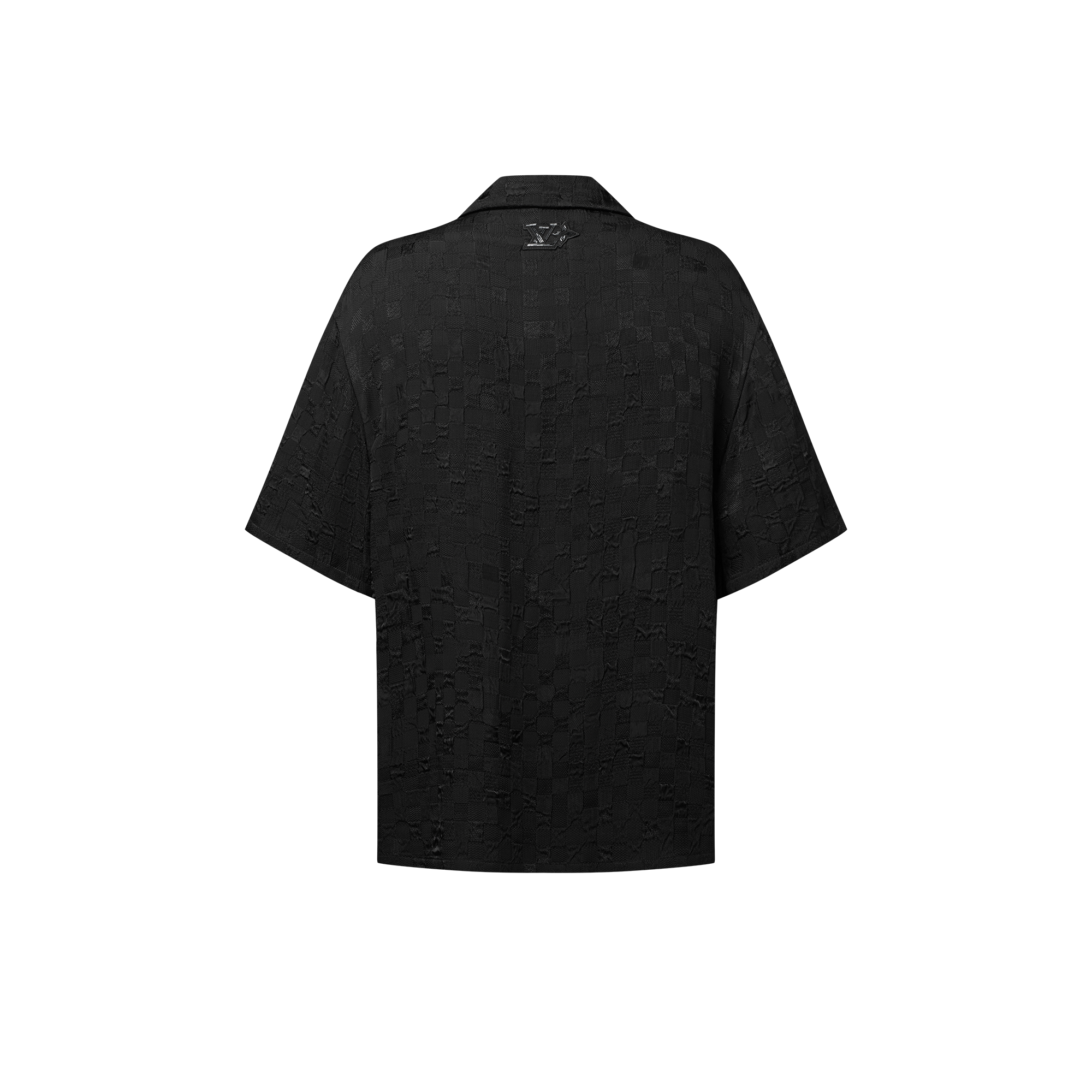 Grafisches Kurzarm-Hemd aus Jacquard  Herren Ready to Wear Hemden | LOUIS VUITTON (Zoom)