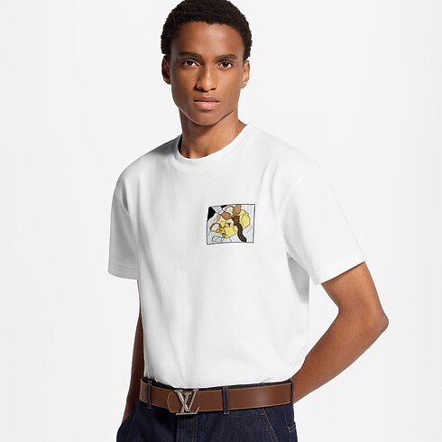 Grafisches T-Shirt cropped view