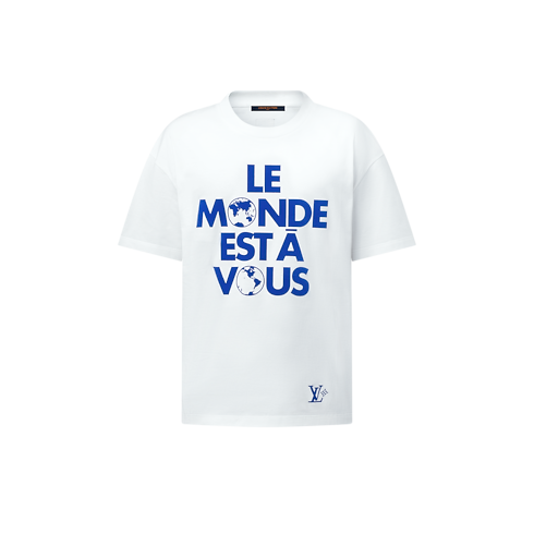 Grafisches T-Shirt aus Baumwolle Herren Ready to Wear T-Shirts und Poloshirts | LOUIS VUITTON (Zoom)