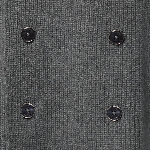 Grob gestrickter, zweireihiger Cardigan Herren Ready to Wear Vollständige Ready to Wear | LOUIS VUITTON (Zoom)