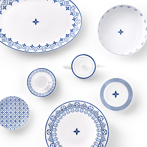 Große Schüssel mit Monogram Flower Tile-Motiv Trunks, Reisen und Wohnen Wohnen und Art of Dining Art of Dining | LOUIS VUITTON (Zoom)