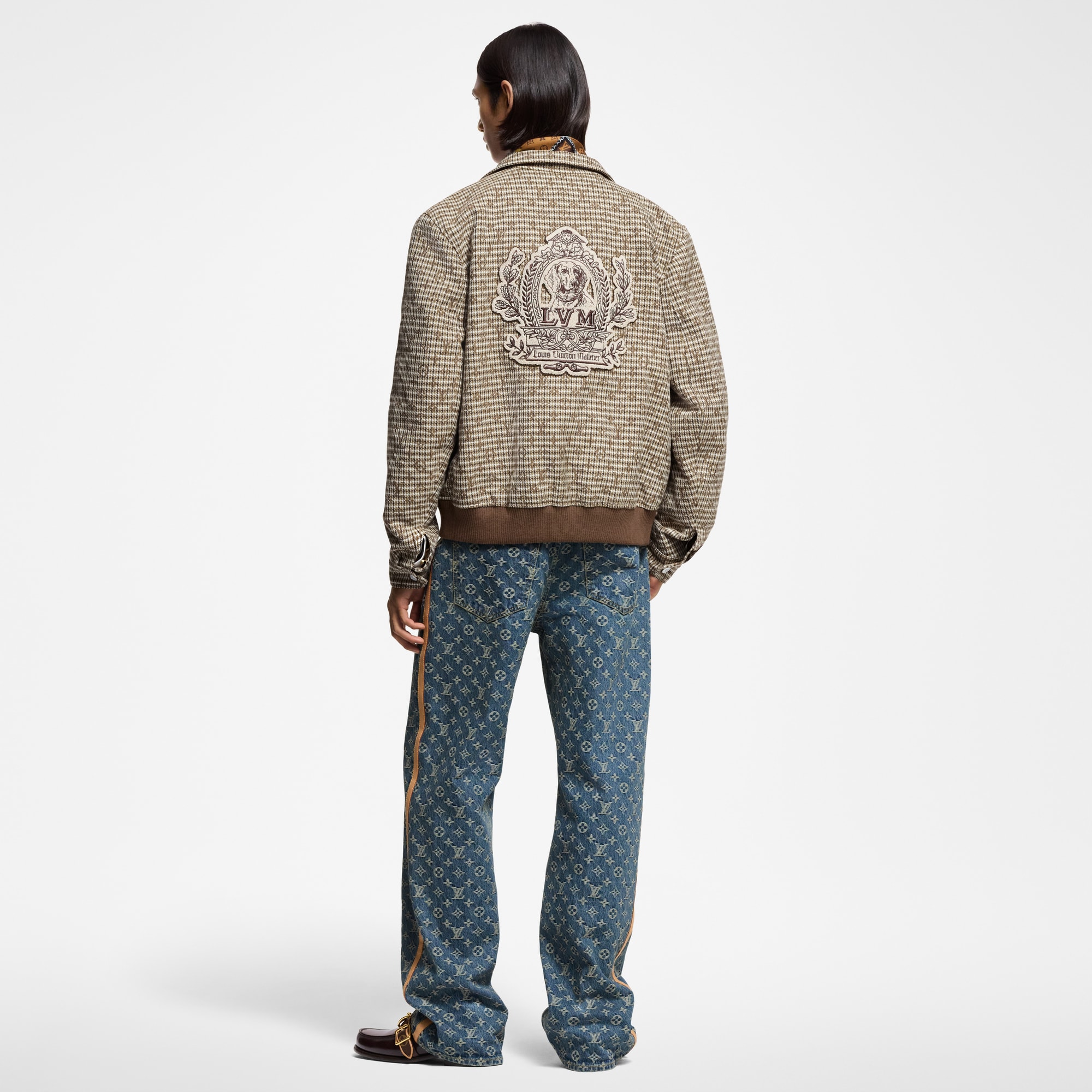 Harrington Blouson aus Wolle mit Monogram-Motiv  Herren Ready to Wear Jacken und Mäntel | LOUIS VUITTON (Zoom)