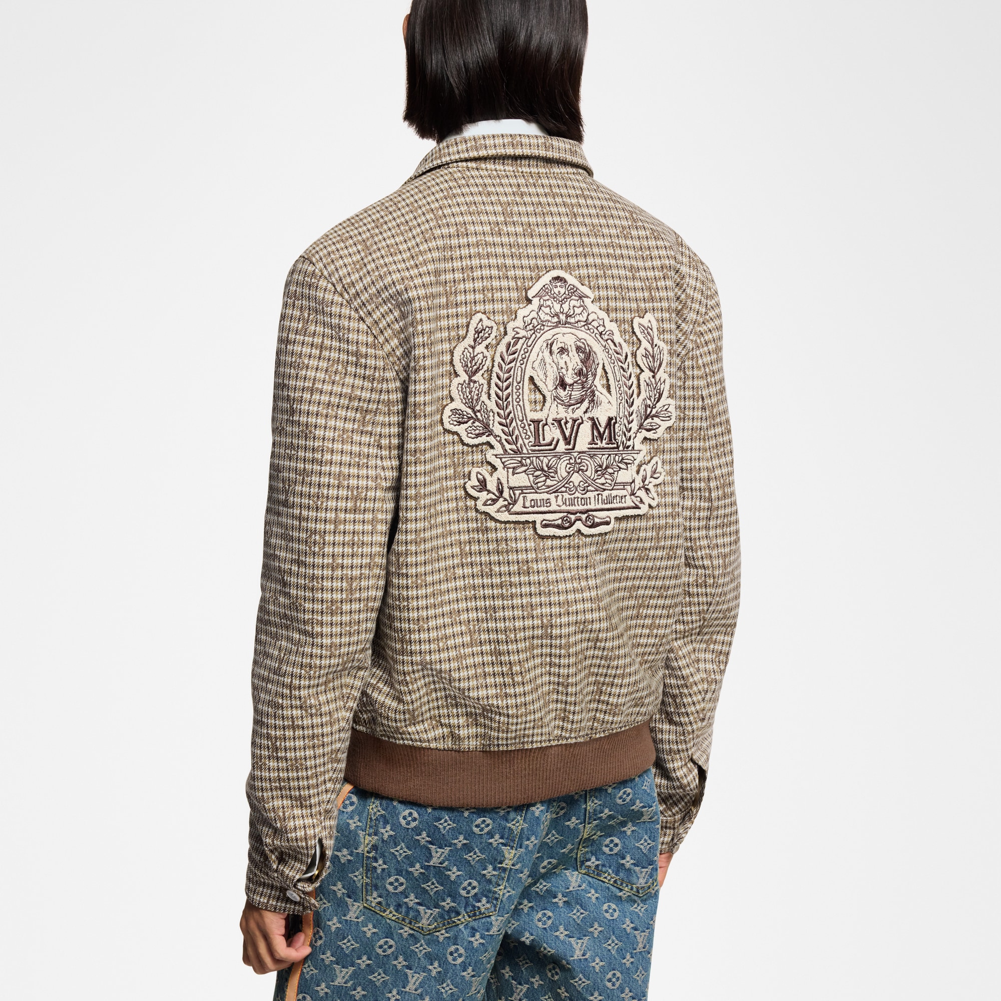 Harrington Blouson aus Wolle mit Monogram-Motiv  Herren Ready to Wear Jacken und Mäntel | LOUIS VUITTON (Zoom)