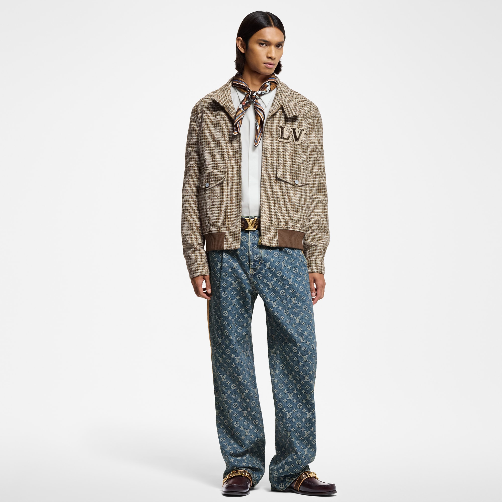 Harrington Blouson aus Wolle mit Monogram-Motiv  Herren Ready to Wear Jacken und Mäntel | LOUIS VUITTON (Zoom)