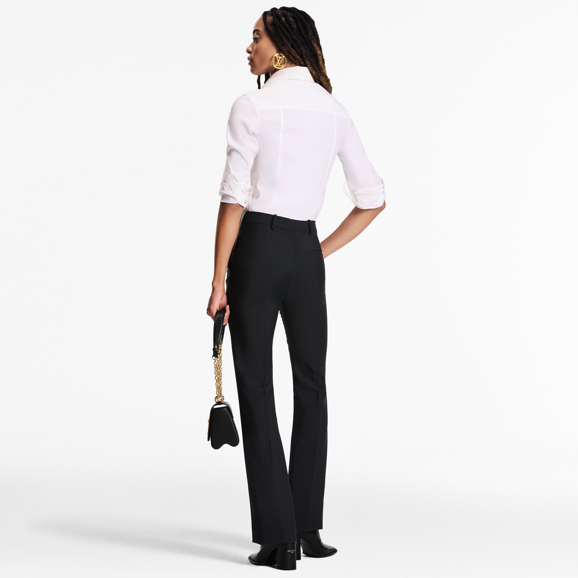 Hemd mit Monogram-Akzent  Damen Ready to Wear Tops | LOUIS VUITTON (Zoom)