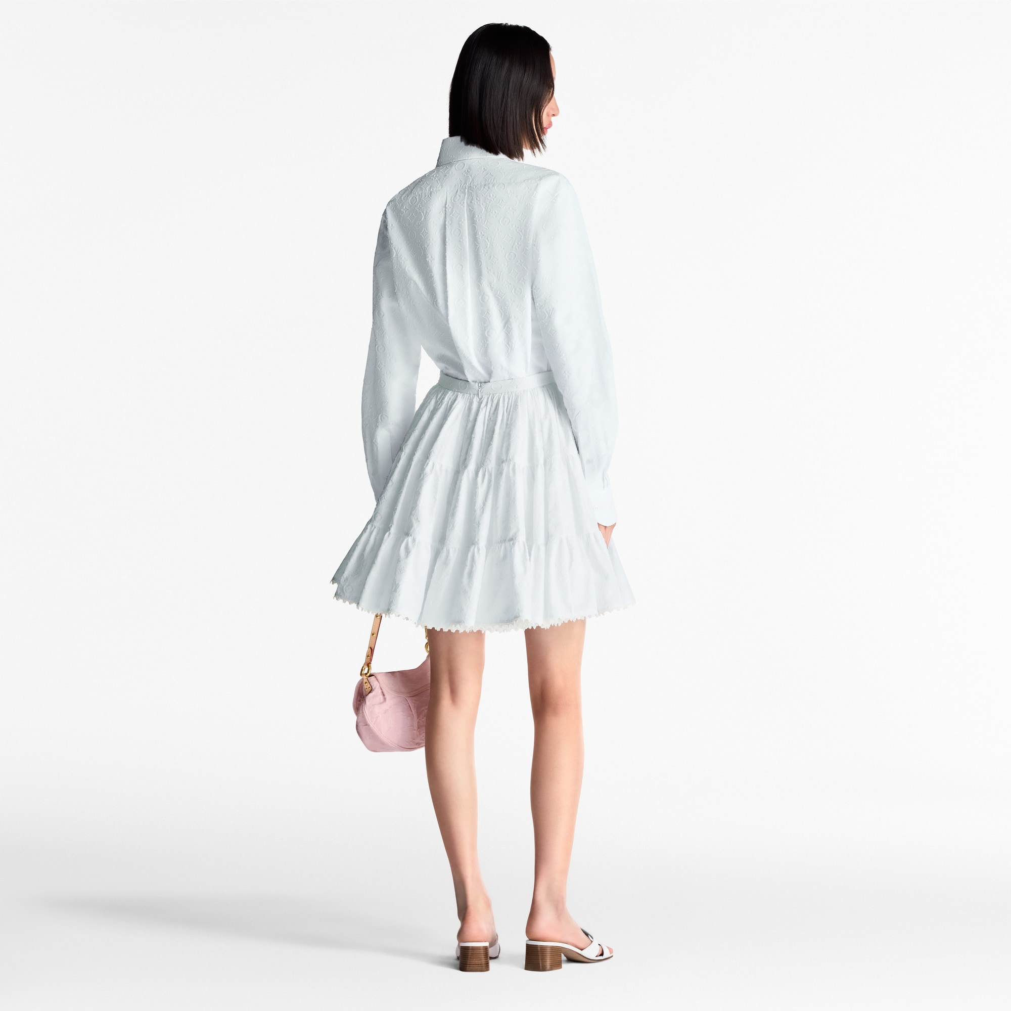 Hemd mit Monogram Fil Coupé  Damen Ready to Wear Tops | LOUIS VUITTON (Zoom)