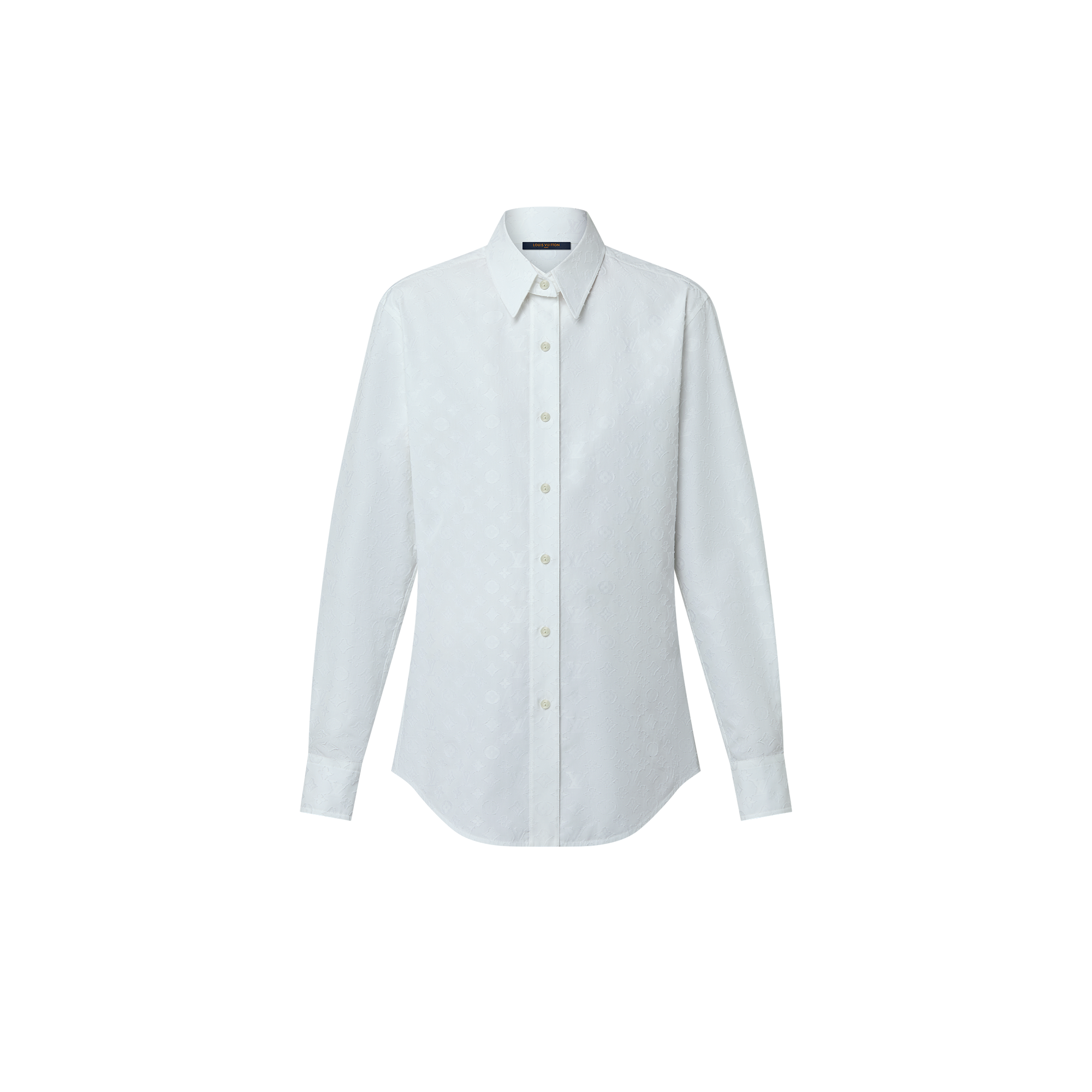 Hemd mit Monogram Fil Coupé  Damen Ready to Wear Tops | LOUIS VUITTON (Zoom)