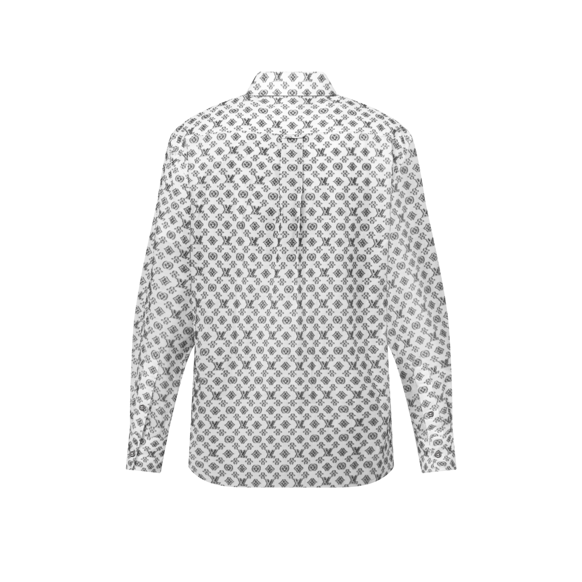 Hemd mit Monogram Fil Coupé  Damen Ready to Wear Tops | LOUIS VUITTON (Zoom)