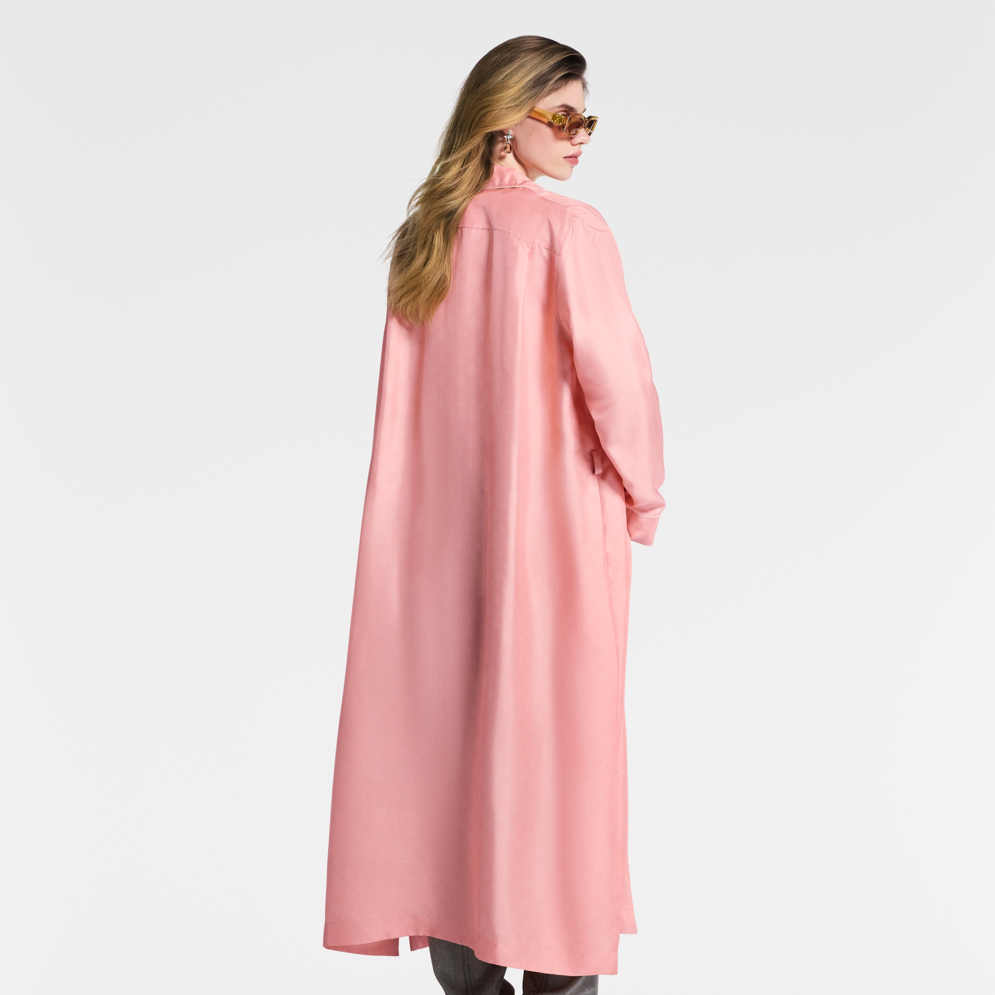 Hemdkleid im Schlafanzug-Stil mit Mahina Monogram-Motiv  Damen Ready to Wear Kleider | LOUIS VUITTON (Zoom)