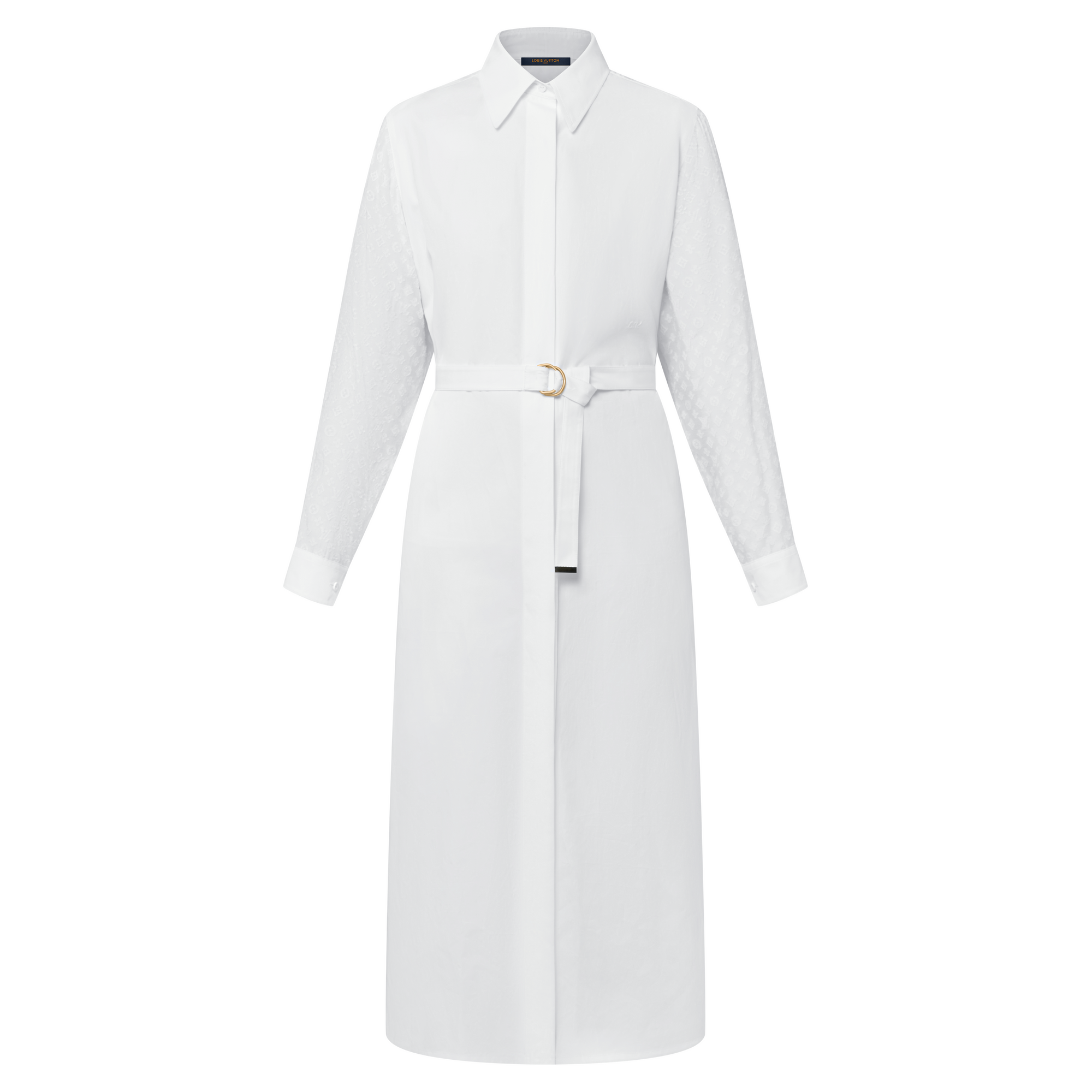 Hemdkleid mit Monogram-Akzent  Damen Ready to Wear Kleider | LOUIS VUITTON (Zoom)