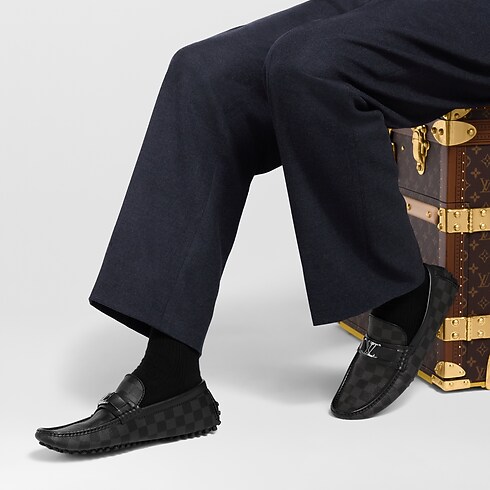 Hockenheim Mokassin Damier Graphite Canvas Herren Schuhe Alle Schuhe | LOUIS VUITTON (Zoom)