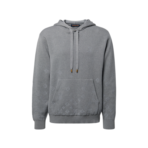 Hoodie aus Jacquard mit Farbverlauf und Signatur Herren Ready to Wear Vollständige Ready to Wear | LOUIS VUITTON (Zoom)