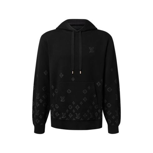 Hoodie aus Jacquard mit Farbverlauf und Signatur Herren Ready to Wear Vollständige Ready to Wear | LOUIS VUITTON (Zoom)
