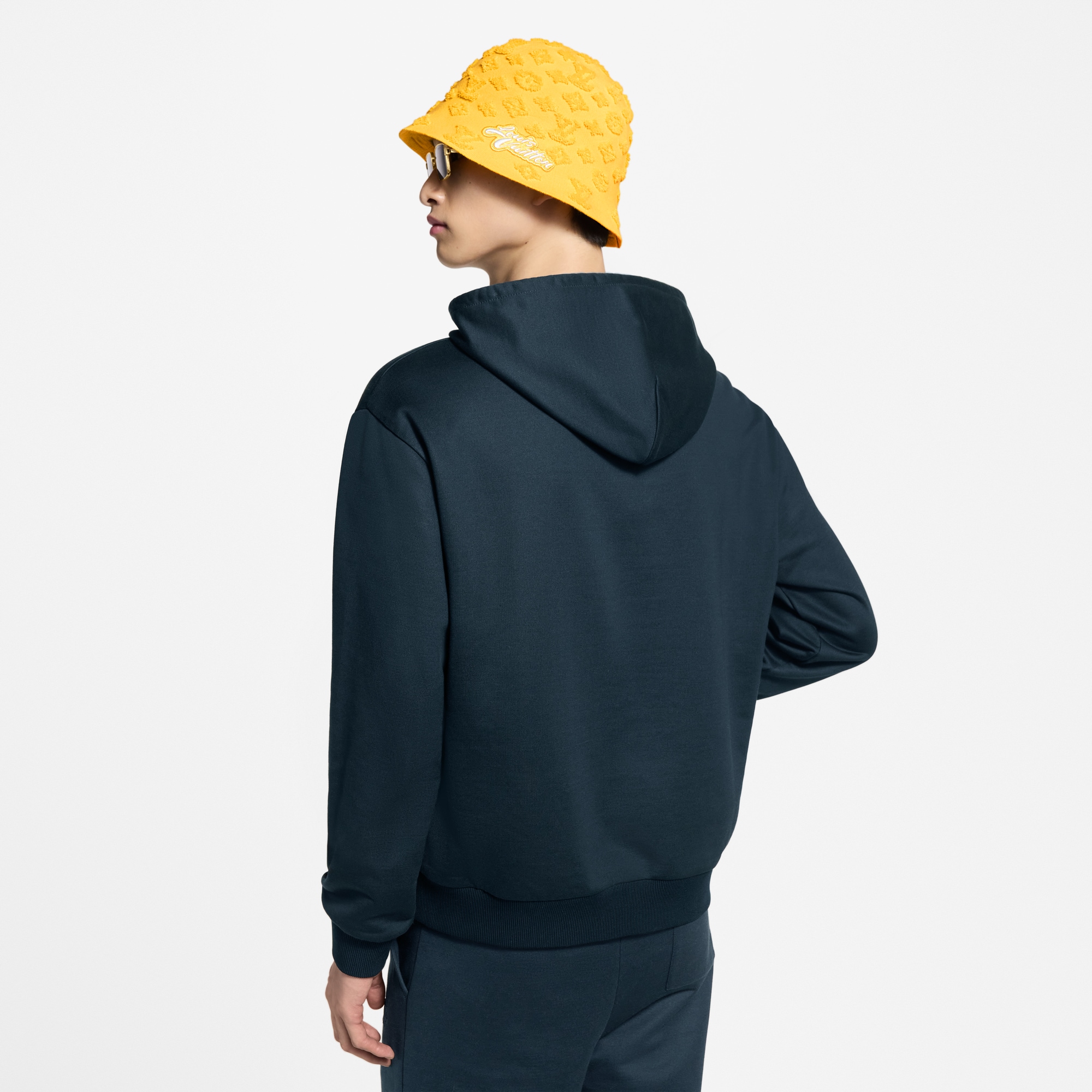 Hoodie aus Seidengemisch mit Signatur  Herren Ready to Wear Strick und Sweatshirts | LOUIS VUITTON (Zoom)