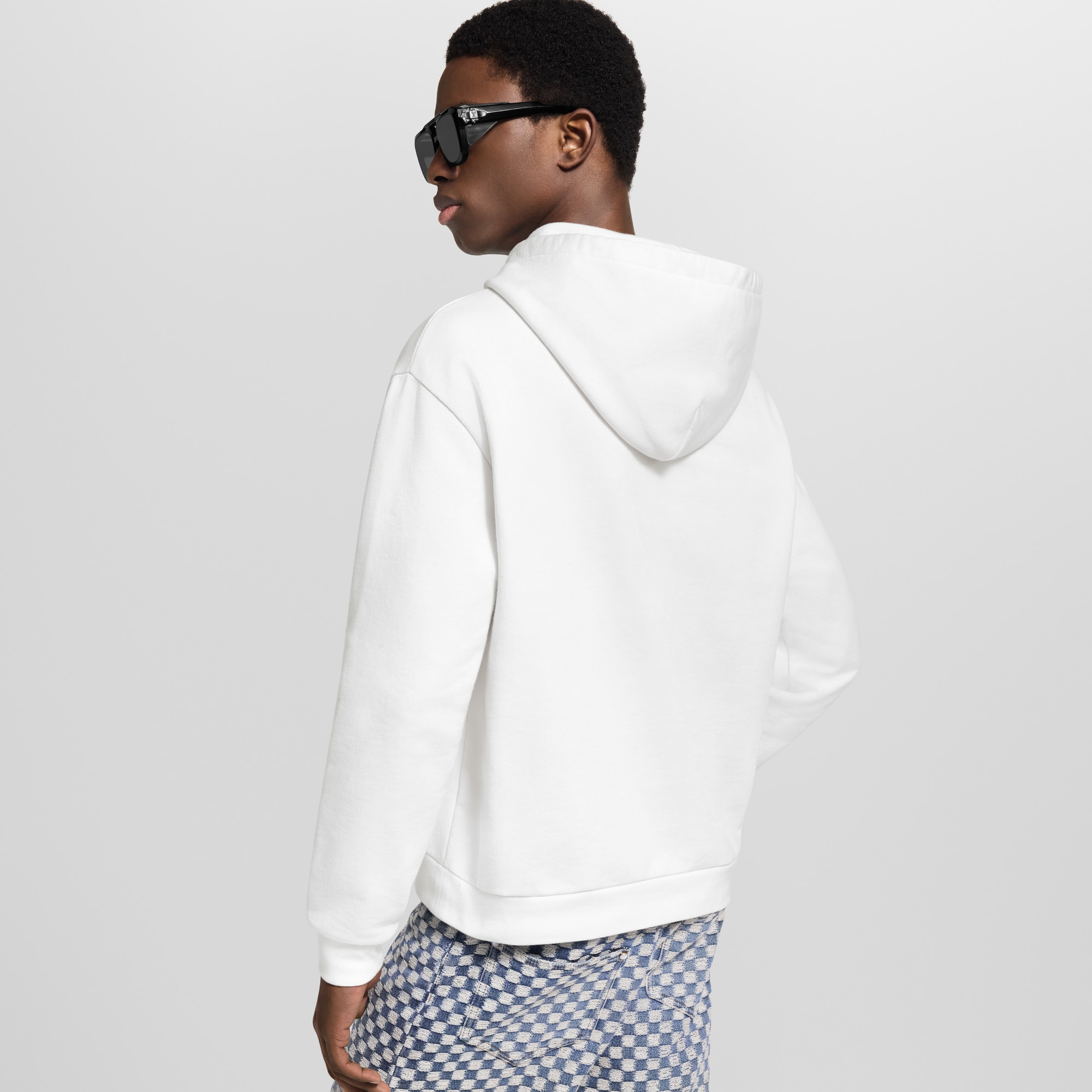 Hoodie mit gedruckter Signatur  Herren Ready to Wear T-Shirts und Poloshirts | LOUIS VUITTON (Zoom)