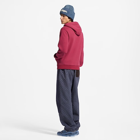 Hoodie mit Nadelfilz-Signatur und Reißverschluss Herren Ready to Wear Vollständige Ready to Wear | LOUIS VUITTON (Zoom)