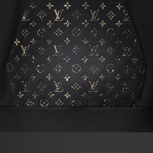 Hoodie mit reflektierender Signatur Herren Ready to Wear Strick und Sweatshirts | LOUIS VUITTON