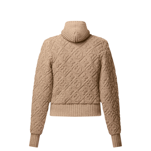 Hoodie mit Reißverschluss und Monogram-Motiv Damen Ready to Wear Tops | LOUIS VUITTON (Zoom)