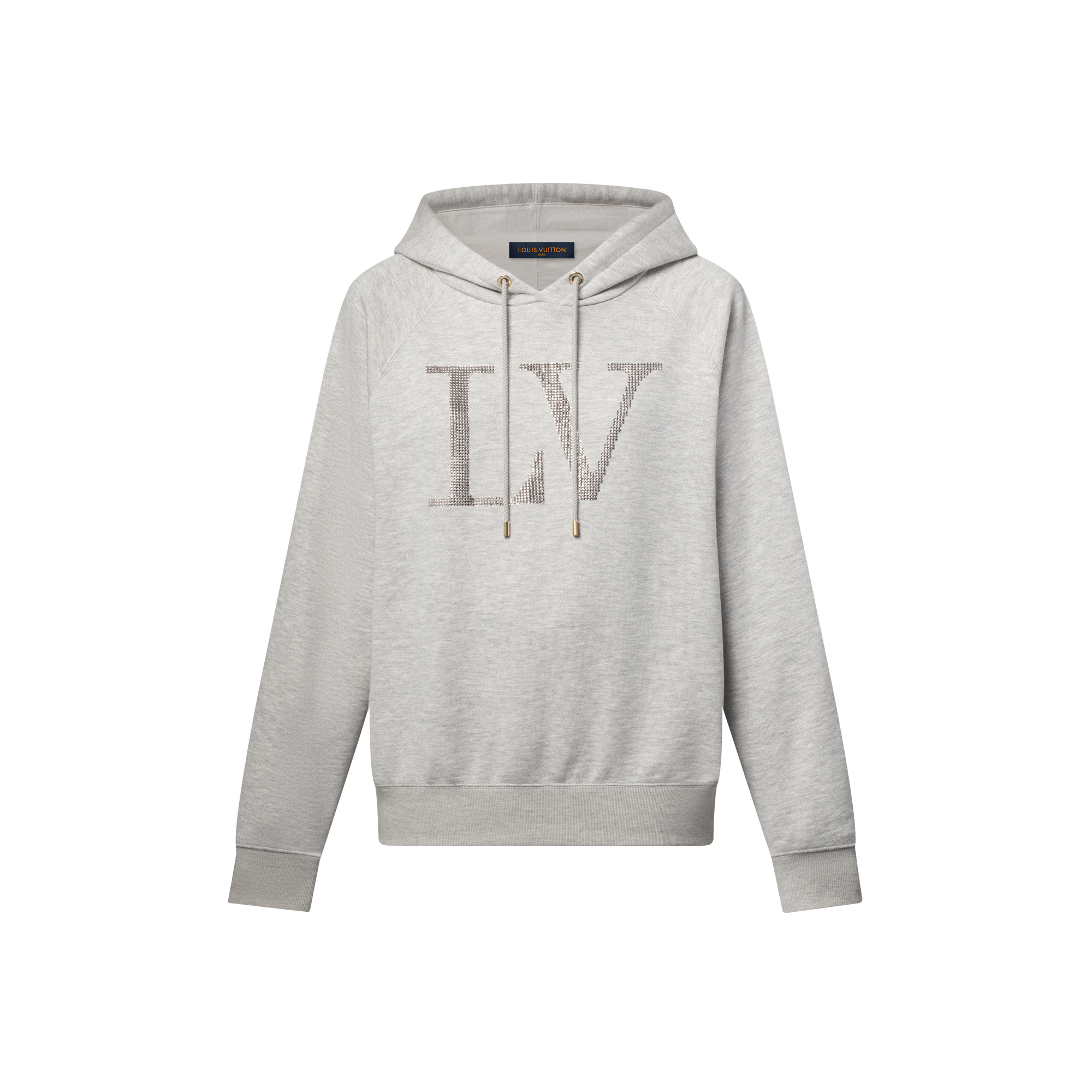 Hoodie mit Signatur aus Kristall-Strass  Damen Ready to Wear Tops | LOUIS VUITTON (Zoom)