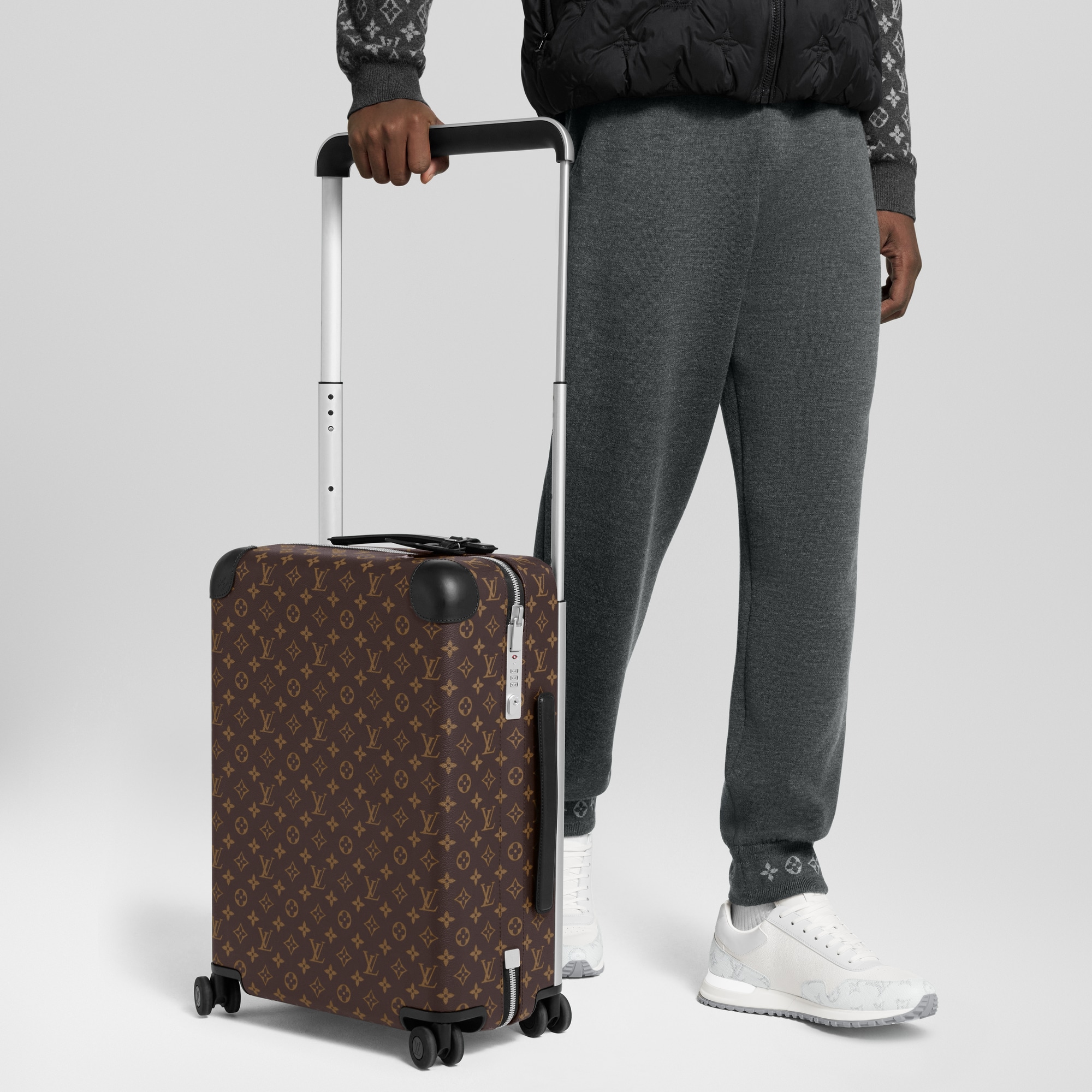 Horizon 55 Koffer Monogram Macassar Canvas Herren Reisegepäck Trolleys | LOUIS VUITTON (Zoom)