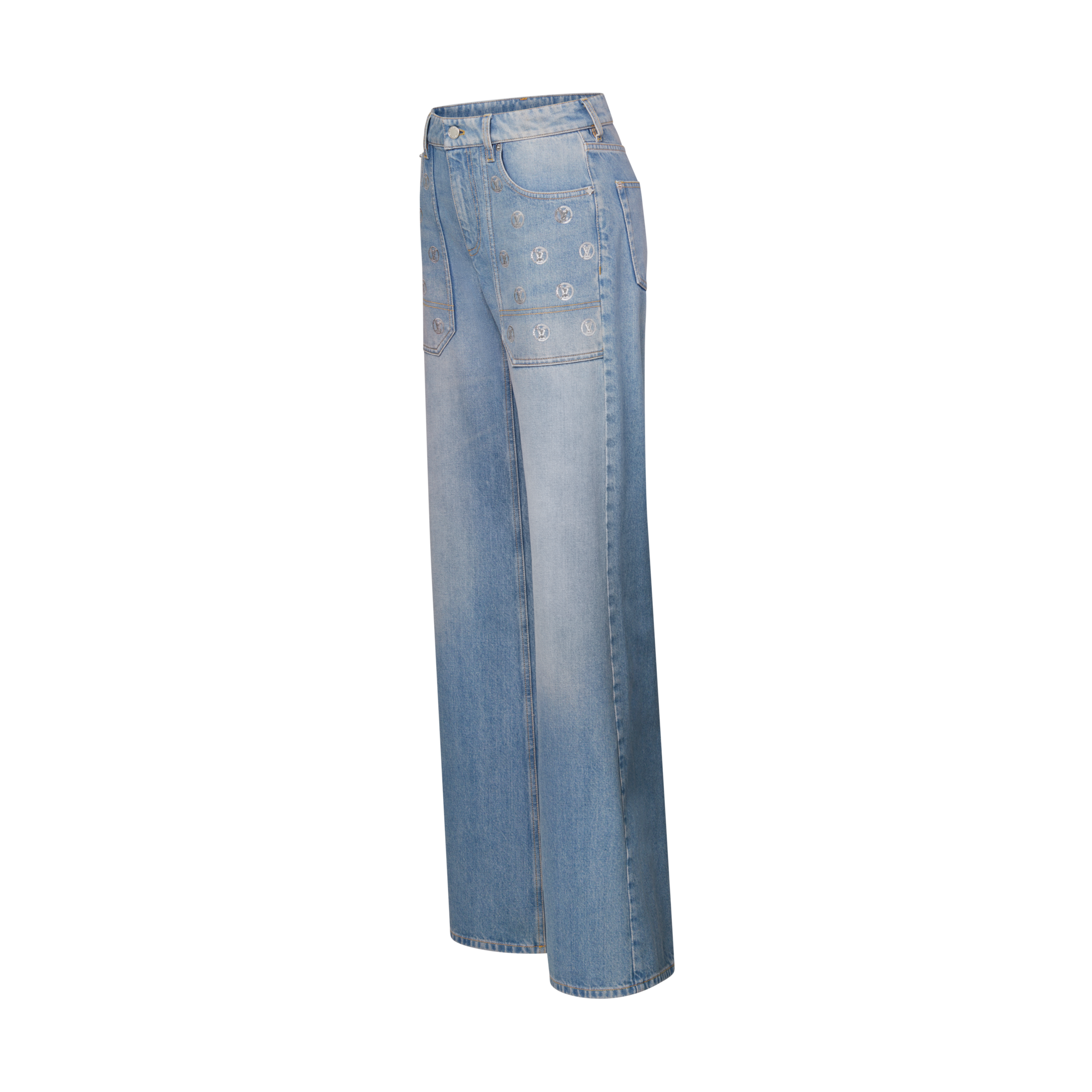 Hose aus Denim  Damen Ready to Wear Hosen | LOUIS VUITTON (Zoom)
