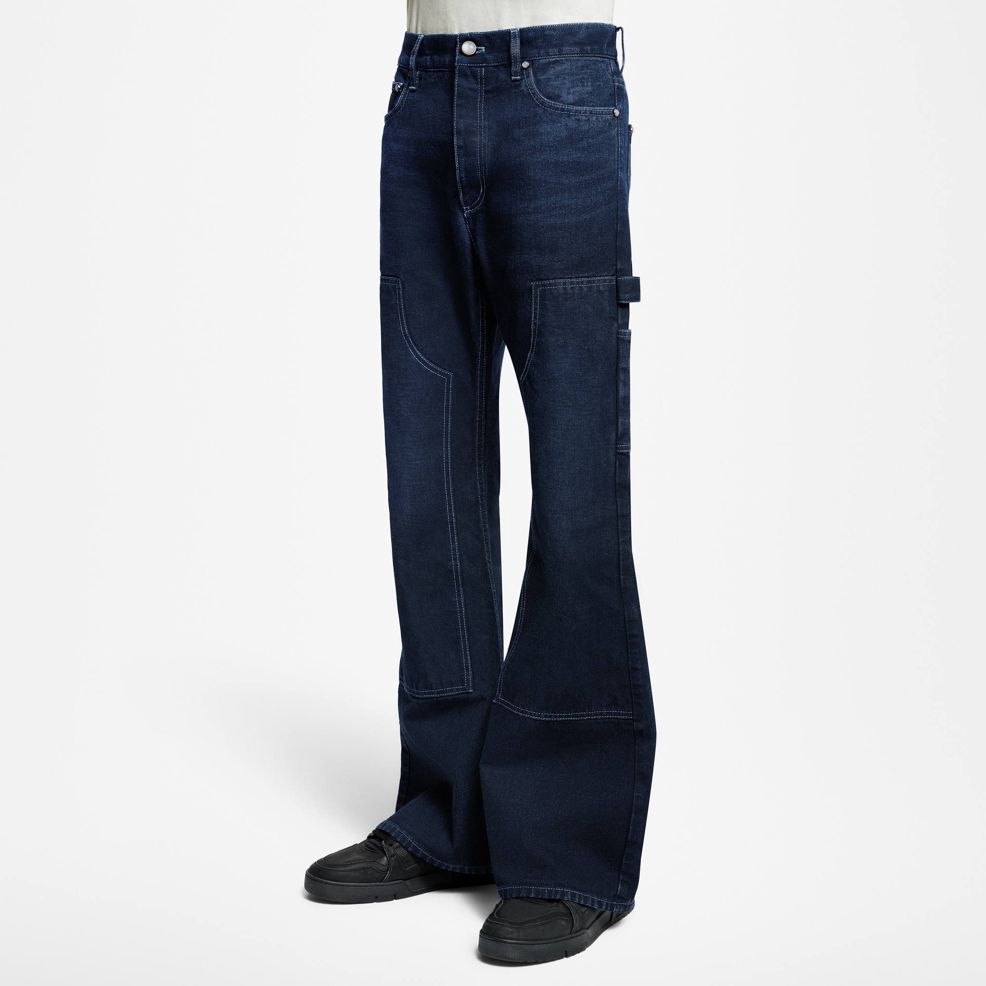 Hose aus Denim im Carpenter-Stil  Herren Ready to Wear Denim | LOUIS VUITTON (Zoom)
