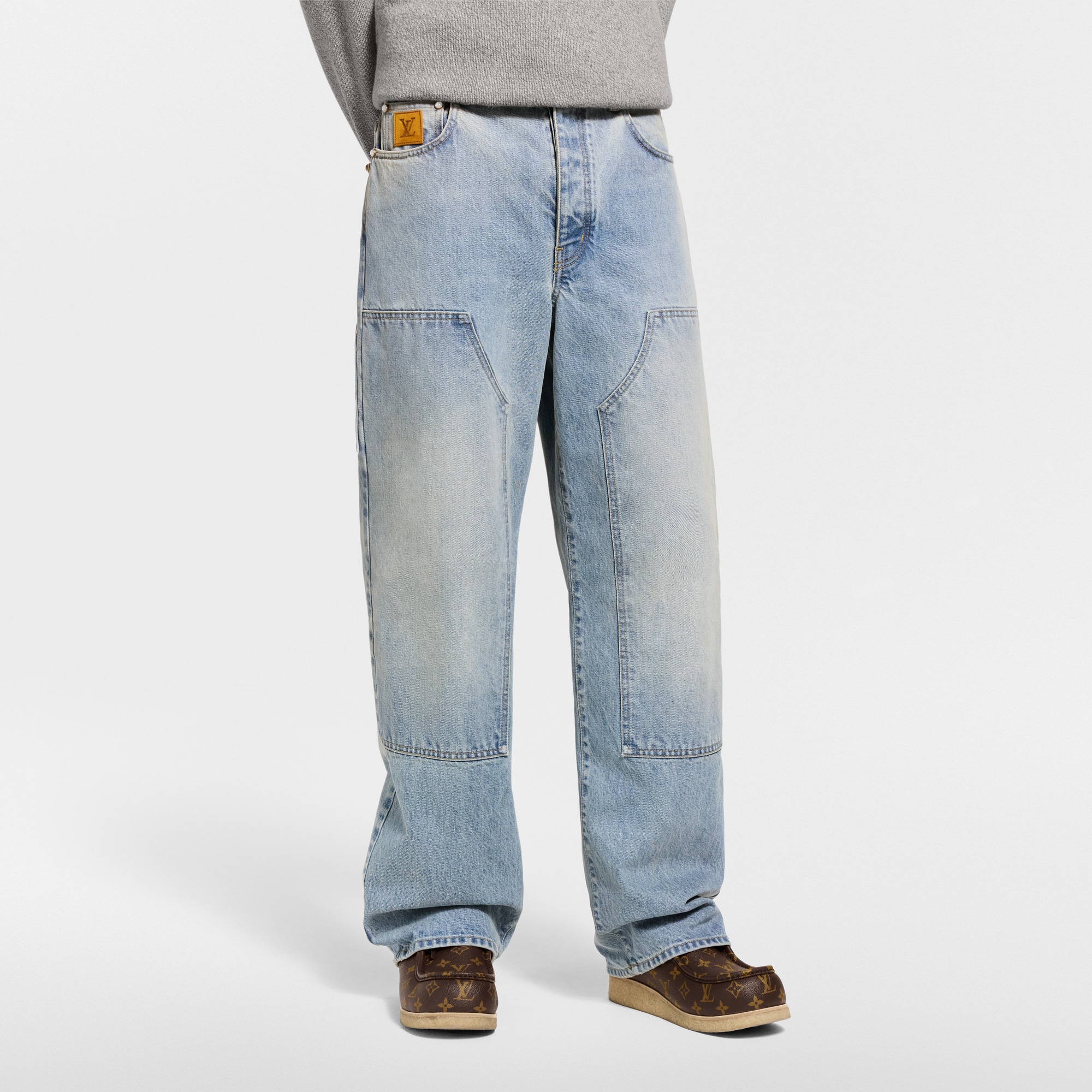 Hose aus Denim im Carpenter-Stil  Herren Ready to Wear Denim | LOUIS VUITTON (Zoom)