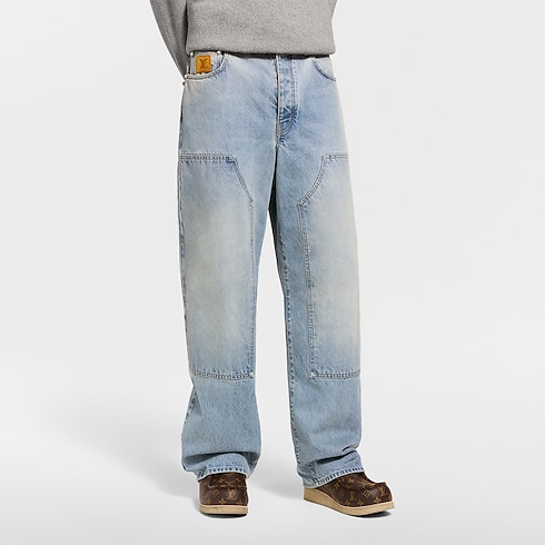 Hose aus Denim im Carpenter-Stil Herren Ready to Wear Denim | LOUIS VUITTON (Zoom)