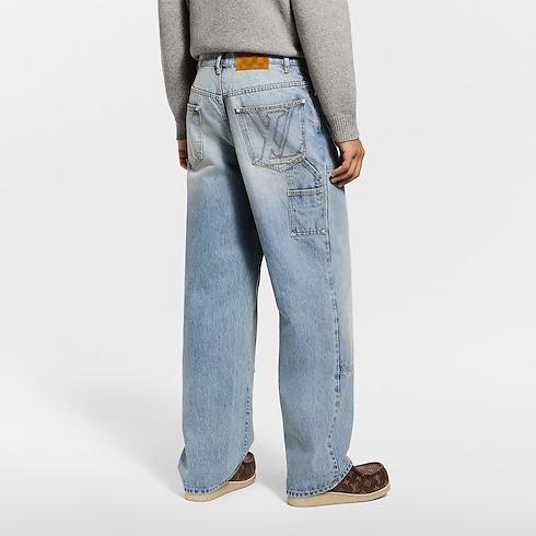 Hose aus Denim im Carpenter-Stil Herren Ready to Wear Denim | LOUIS VUITTON (Zoom)
