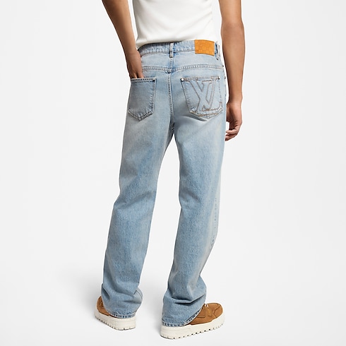 Hose aus Denim im Skater-Stil Herren Ready to Wear Denim | LOUIS VUITTON (Zoom)