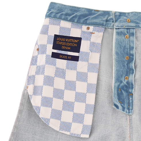 Hose aus Denim im Skater-Stil Herren Ready to Wear Denim | LOUIS VUITTON (Zoom)
