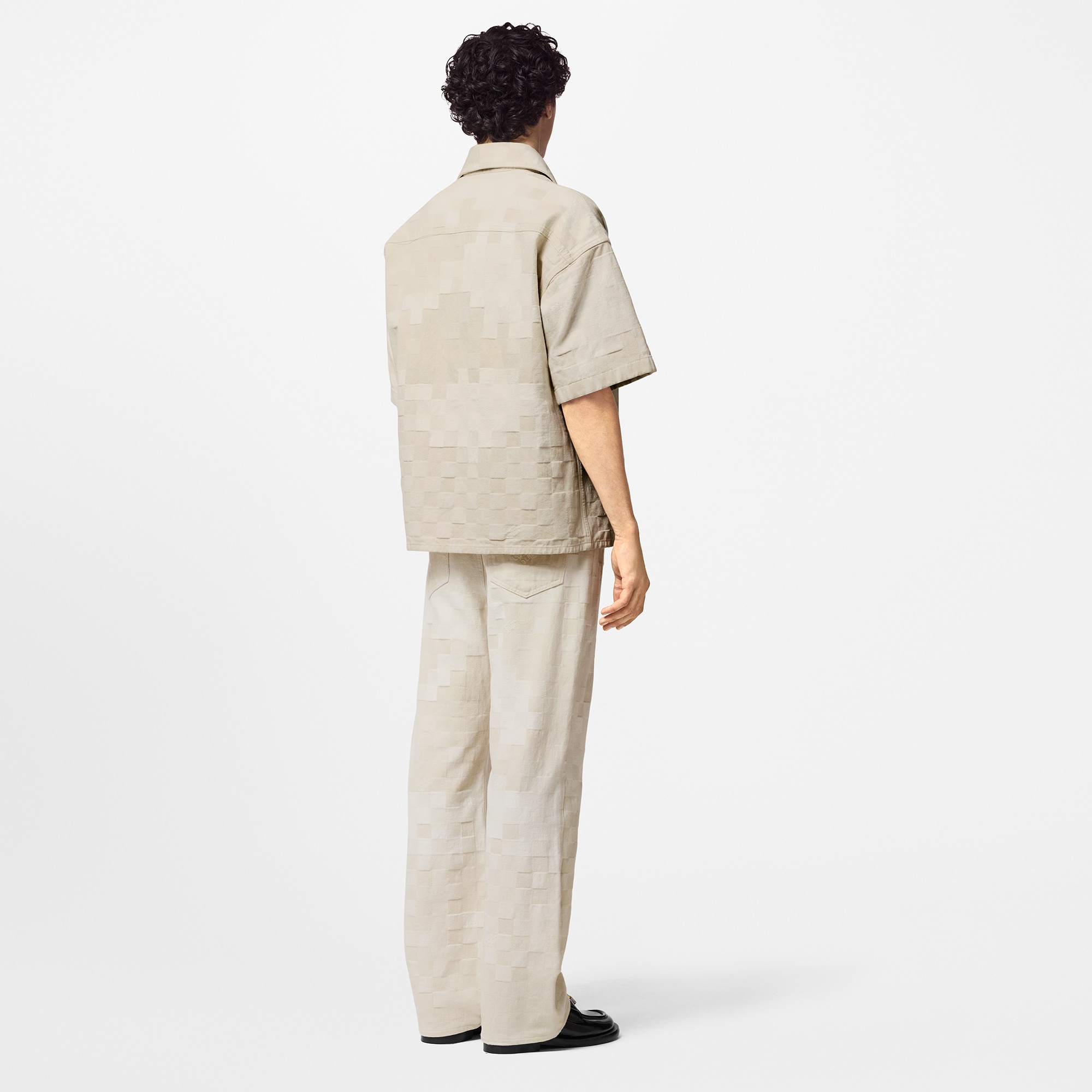 Hose aus Denim im Skater-Stil aus Damoflage-Jacquardgewebe  Herren Ready to Wear Denim | LOUIS VUITTON (Zoom)