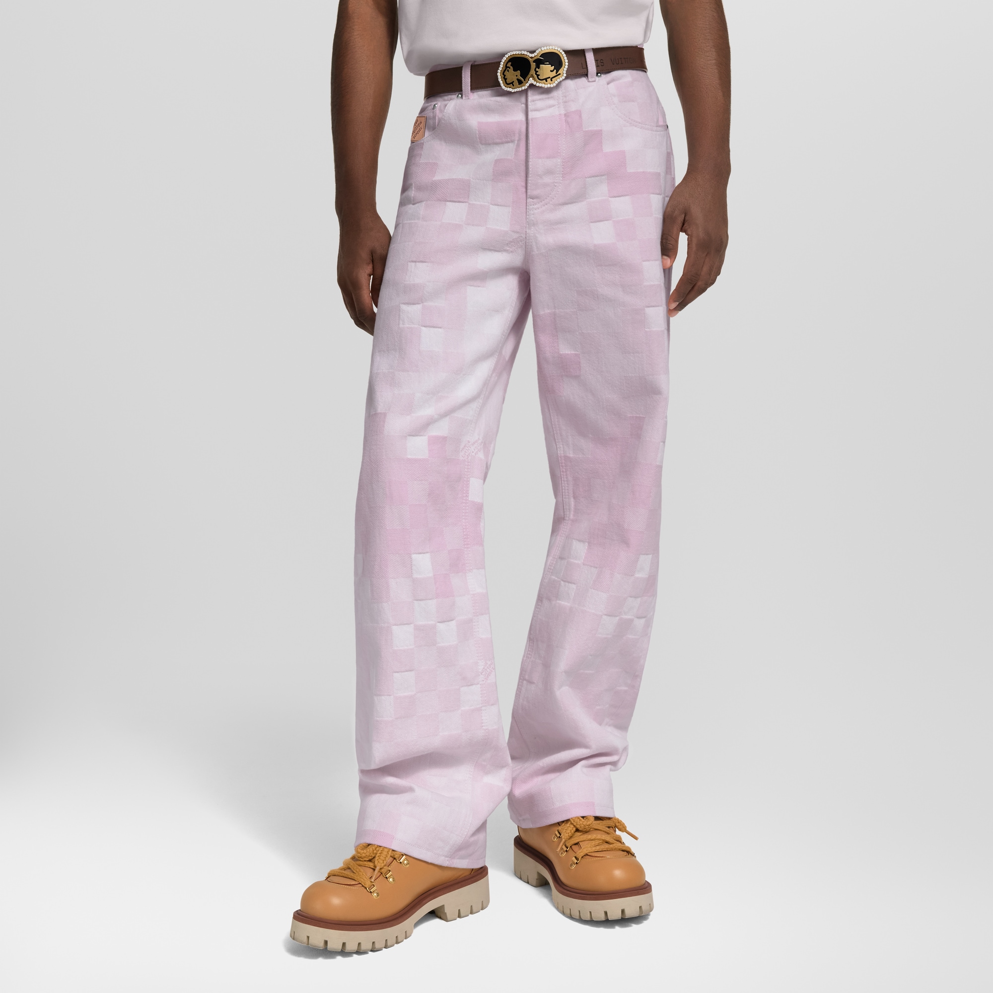 Hose aus Denim im Skater-Stil mit Damoflage-Motiv  Herren Ready to Wear Denim | LOUIS VUITTON (Zoom)