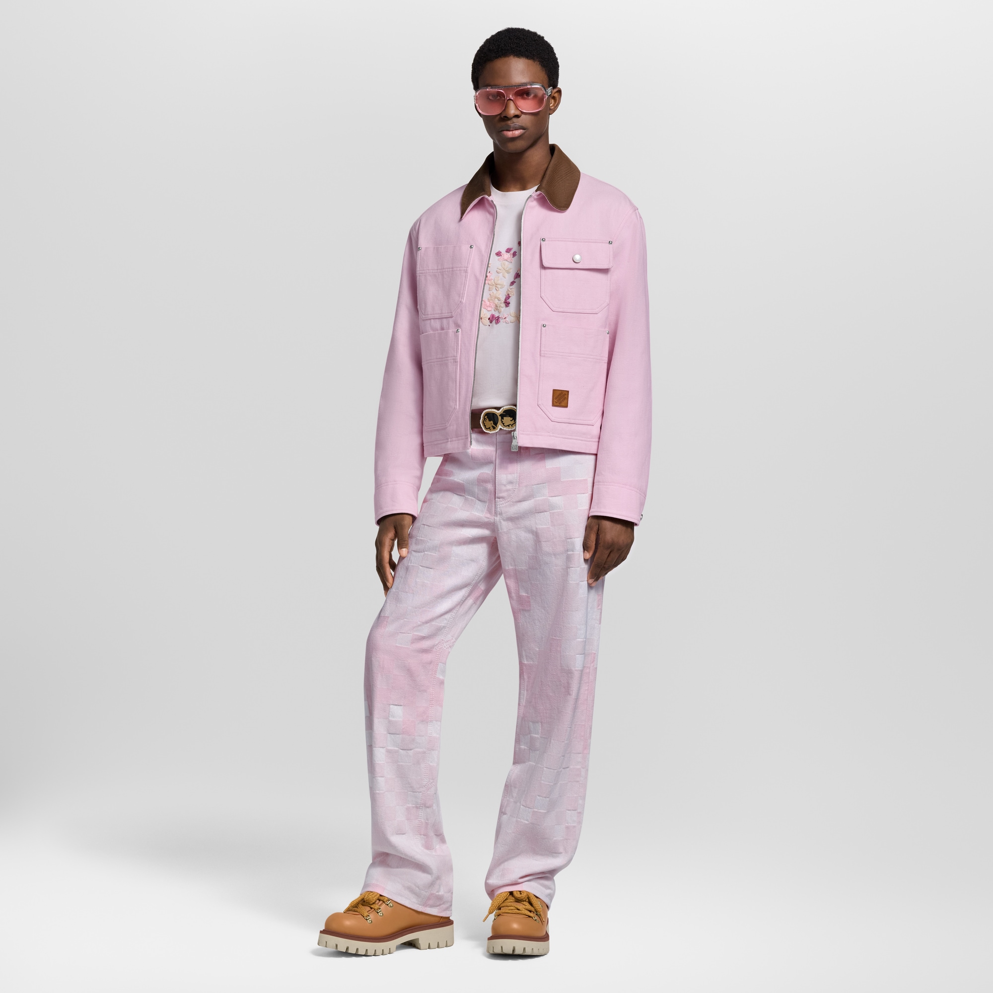 Hose aus Denim im Skater-Stil mit Damoflage-Motiv  Herren Ready to Wear Denim | LOUIS VUITTON (Zoom)